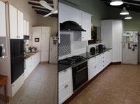 Before and After of a Kitchen Project